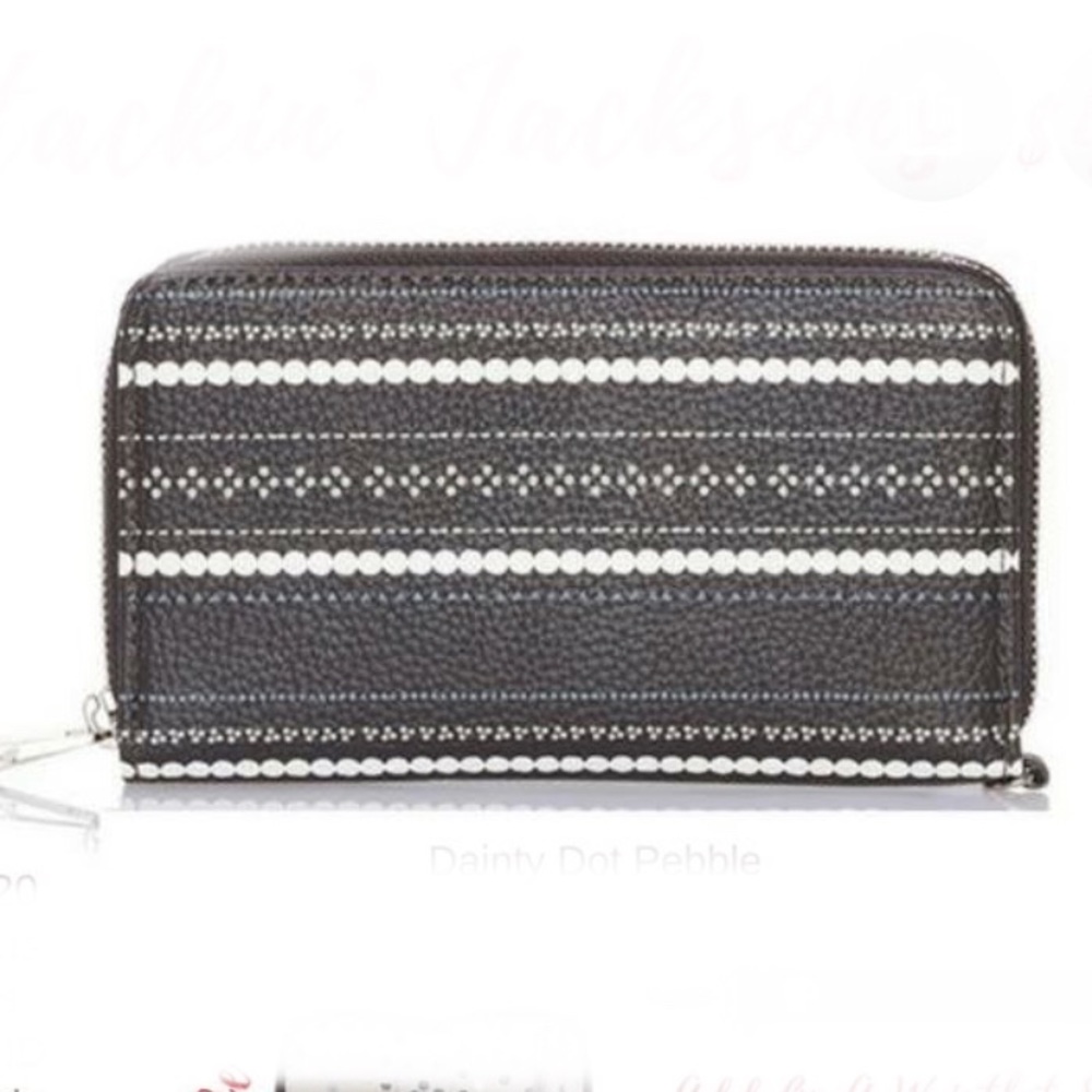 Stackin’ Jacksons Wallet-Dainty Dot Pebble